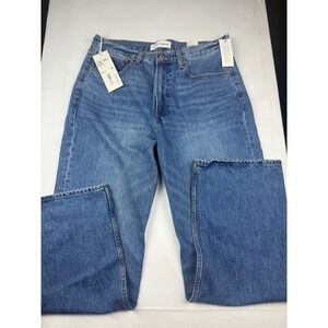 Denim Forum The 90s Iggy Jeans 30W Blue Lo-Rise Baggy Denim NWT 106421